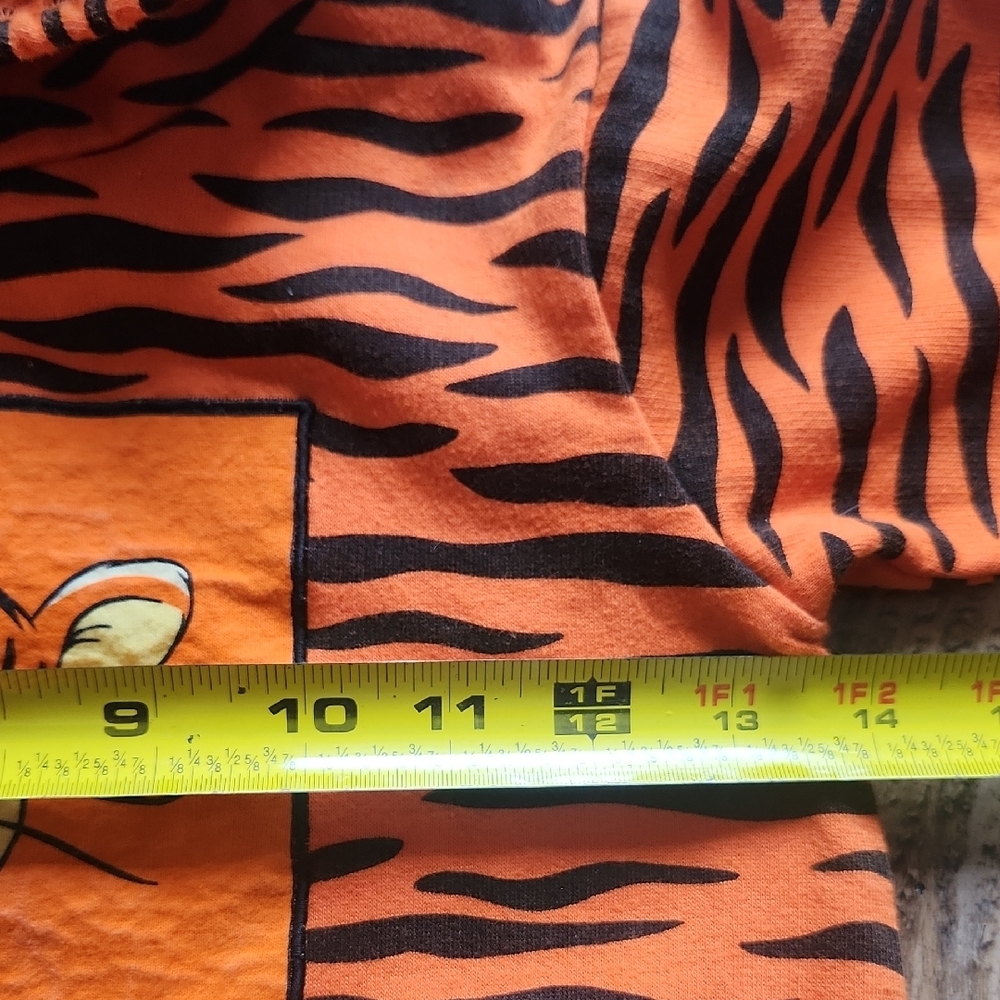 Orange Tiger Print Kids One Piece - Picture 4 of 8
